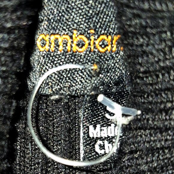 Ambiance Apparel Black turtleneck top in size small - Picture 16 of 16